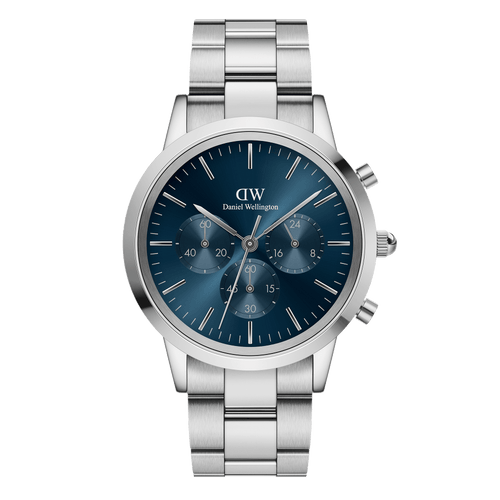 Iconic Chronograph 42 Link Silver Arctic Sunray Watch
