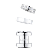 Load image into Gallery viewer, BERING Arctic Symphony Polished Silver Detachable Charm Set