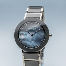 Load image into Gallery viewer, Bering Ceramic Polished Silver Pearl Watch