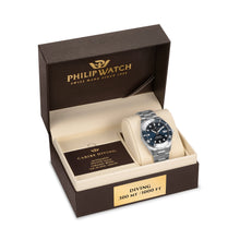 Load image into Gallery viewer, Philip Caribe Diving Automatic Blue Watch