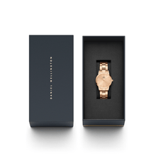 Load image into Gallery viewer, Daniel Wellington Iconic Link Unitone 28 Rose Gold Watch