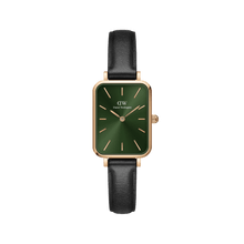 Load image into Gallery viewer, Daniel Wellington Quadro 20X26 Pressed Sheffield Rose Gold &amp; Emerald Watch