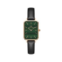 Load image into Gallery viewer, Daniel Wellington Quadro 20X26 Pressed Sheffield Rose Gold &amp; Green Watch