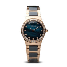 Load image into Gallery viewer, Bering Sale Polished Rose Gold Ceramic Watch