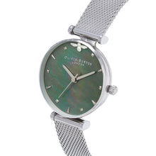 Load image into Gallery viewer, Olivia Burton Queen Bee Silver Mesh Watch - Silver