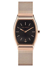 Load image into Gallery viewer, Paul Hewitt Modern Edge Black Sunray Gold Watch