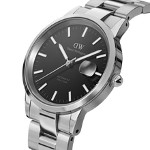 Load image into Gallery viewer, Daniel Wellington Iconic Link Automatic 40 Silver &amp; Black Watch