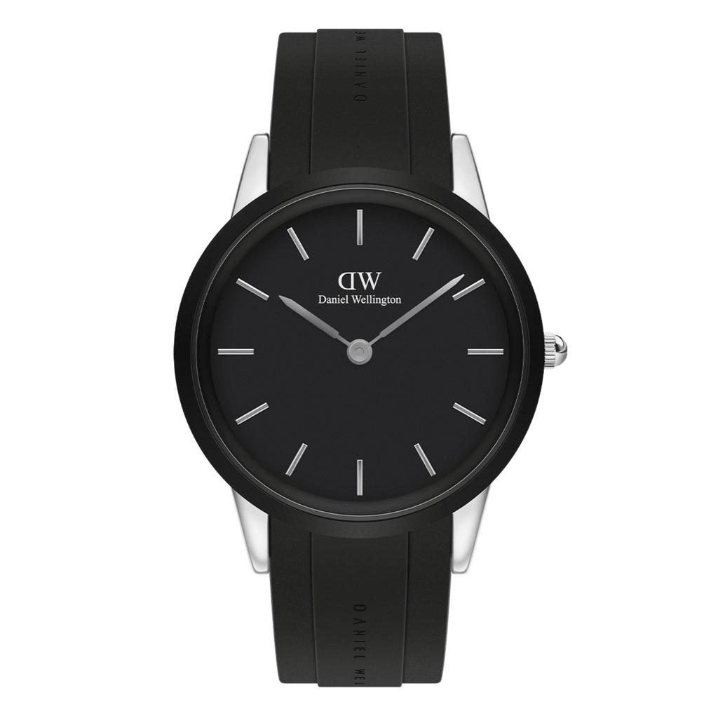 Daniel Wellington Iconic Motion 40 Silver & Black Watch