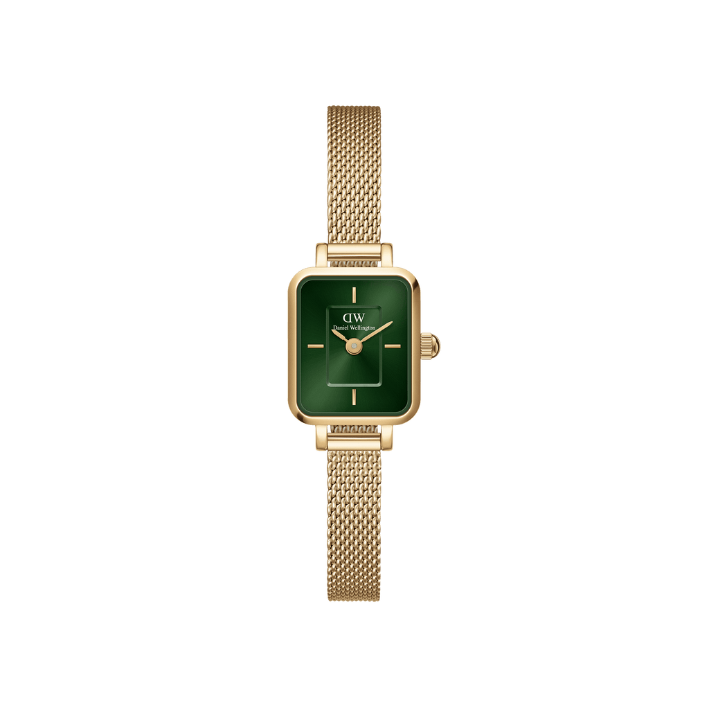 Daniel Wellington Quadro Mini Evergold Emerald Watch