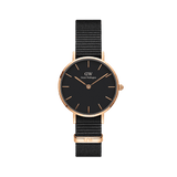 Daniel Wellington Petite 32 Cornwall Rose Gold & Black Watch