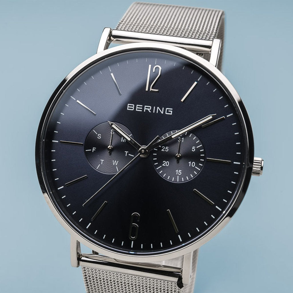 Bering Classic Polished Silver Watch