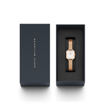 Load image into Gallery viewer, Daniel Wellington Quadro Studio 22x22 Rose Gold &amp; White Watch