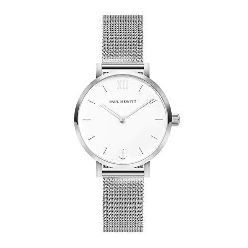 Paul Hewitt Modest White Sand Silver Mesh Watch