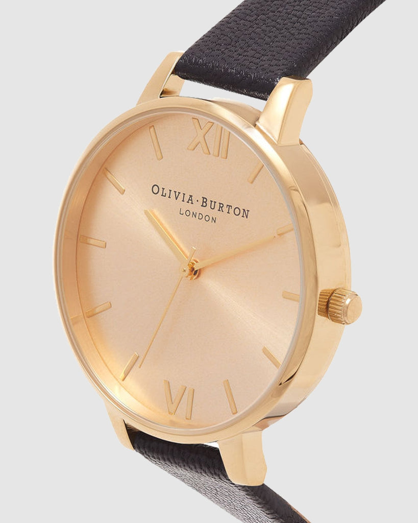 Olivia Burton Big Dial Gold Watch - Gold