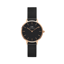 Load image into Gallery viewer, Daniel Wellington Petite 32 Ashfield Rose Gold &amp; Black Watch