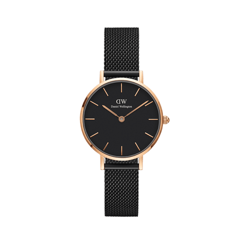 Petite 32 Ashfield Rose Gold & Black Watch