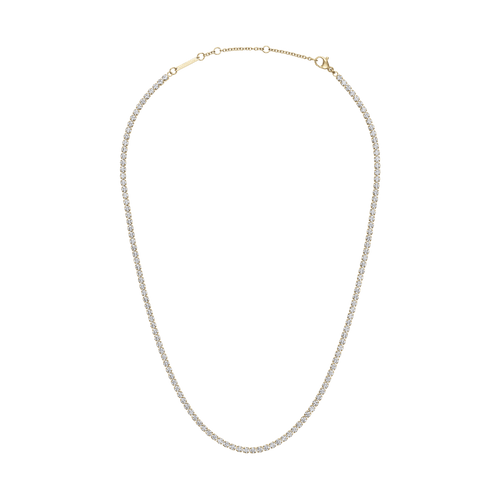Classic Tennis Necklace Gold