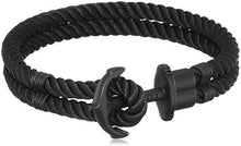 Load image into Gallery viewer, Paul Hewitt Phrep Nylon Black / Black Bracelet - L