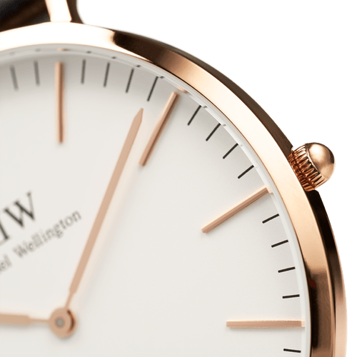 Classic 40 St Mawes Rose Gold & White Watch