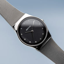 Load image into Gallery viewer, Bering Classic Polished Silver Milanese Mesh Watch