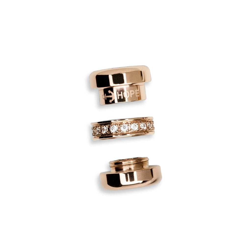 BERING Arctic Symphony Rose Gold Detachable Charm Set