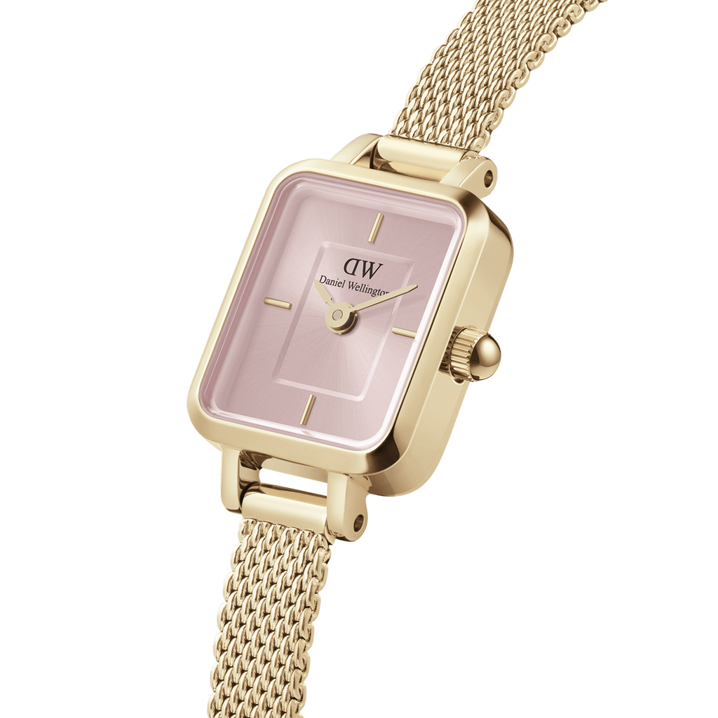 Daniel Wellington Quadro Mini Evergold Blush Watch