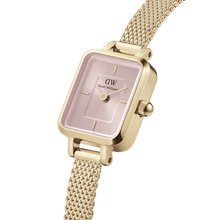 Load image into Gallery viewer, Daniel Wellington Quadro Mini Evergold Blush Watch