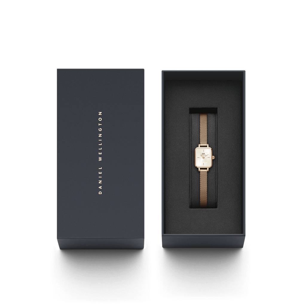 Daniel Wellington Quadro Mini Melrose Champagne Watch