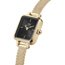 Load image into Gallery viewer, Daniel Wellington Quadro Mini Evergold Onyx Watch