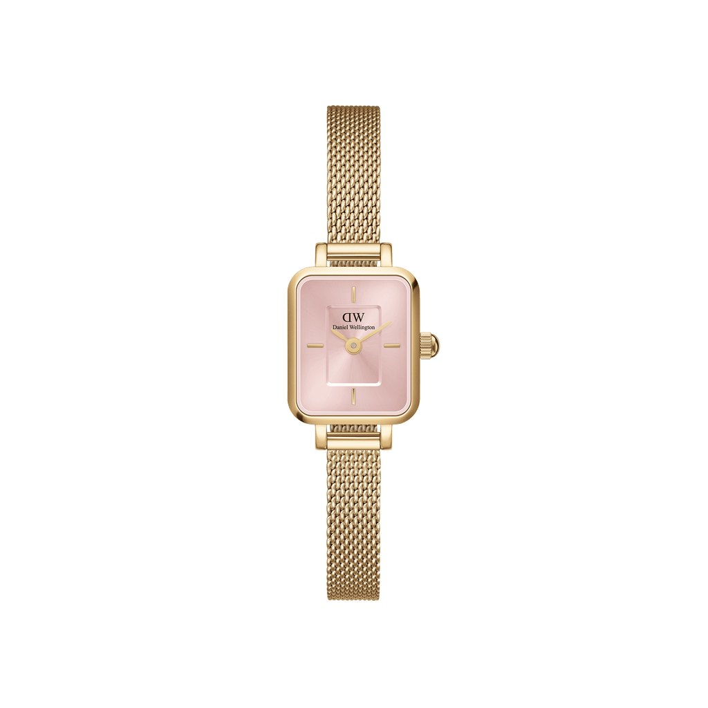 Daniel Wellington Quadro Mini Evergold Blush Watch