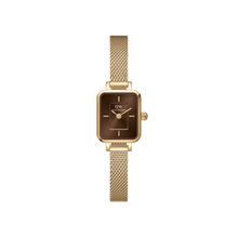 Load image into Gallery viewer, Daniel Wellington Quadro Mini Evergold Amber Watch