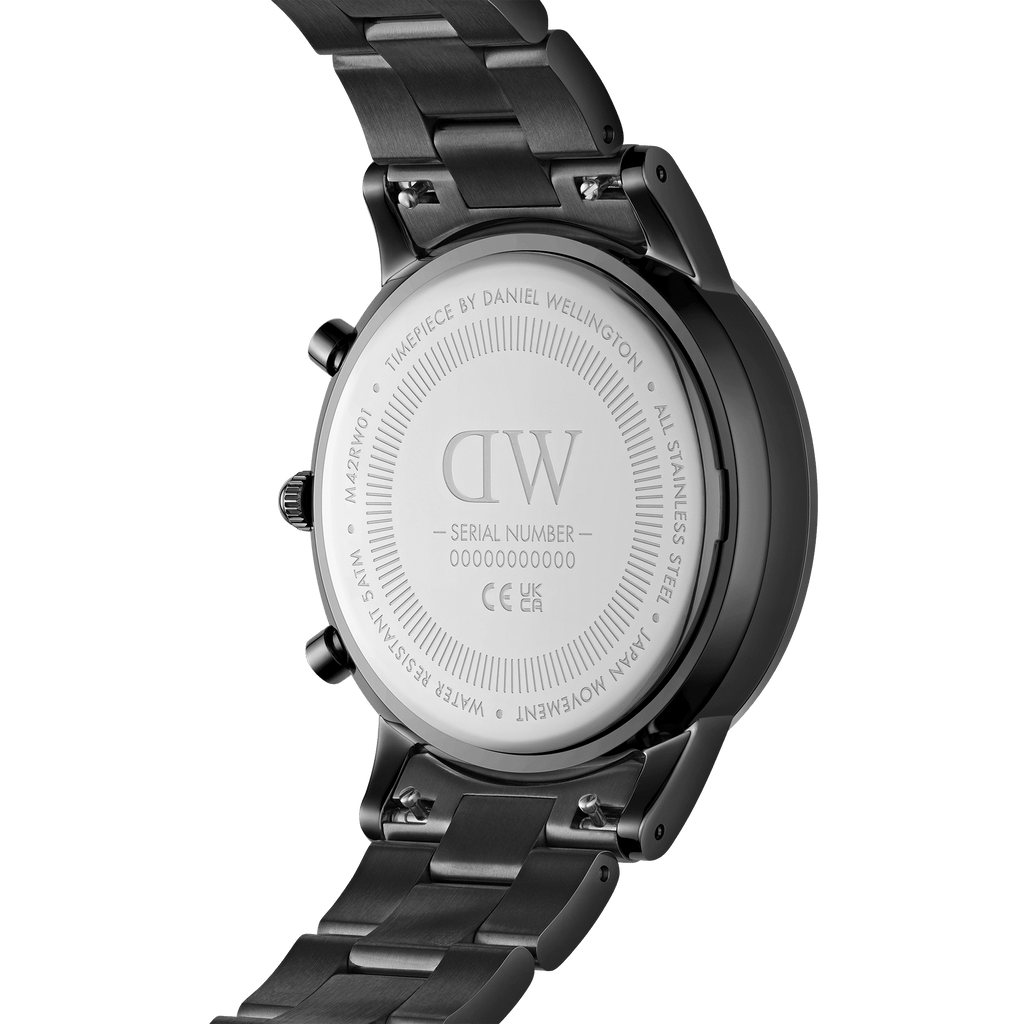 Iconic Chronograph 42 Link Black Sunray Watch