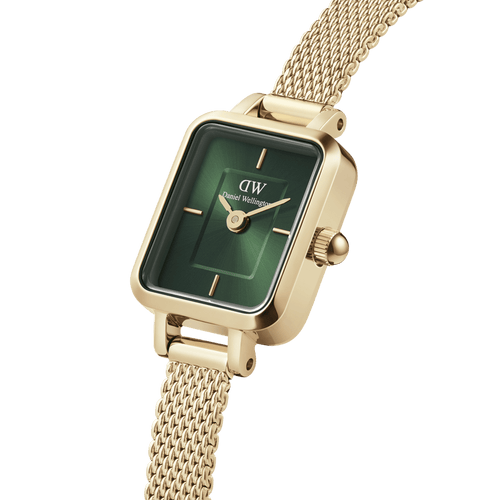 Quadro Mini Evergold Emerald Watch
