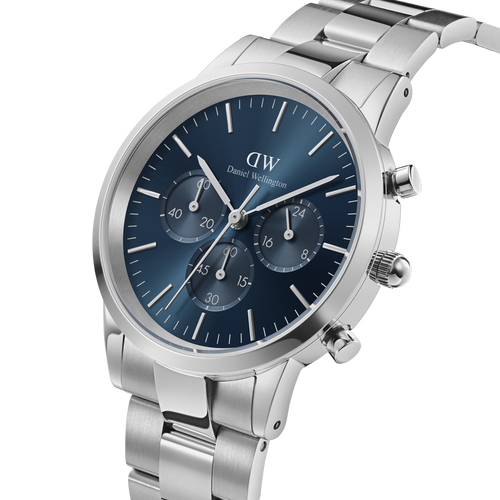 Iconic Chronograph 42 Link Silver Arctic Sunray Watch