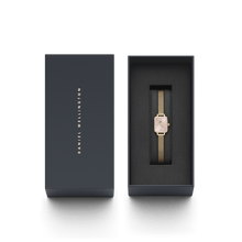 Load image into Gallery viewer, Daniel Wellington Quadro Mini Evergold Blush Watch