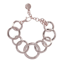 Load image into Gallery viewer, Bronzallure Multicircle Round Link Bracelet