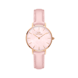 Daniel Wellington Petite 28 Pink Leather & Rose Gold Mother of Pearl Watch