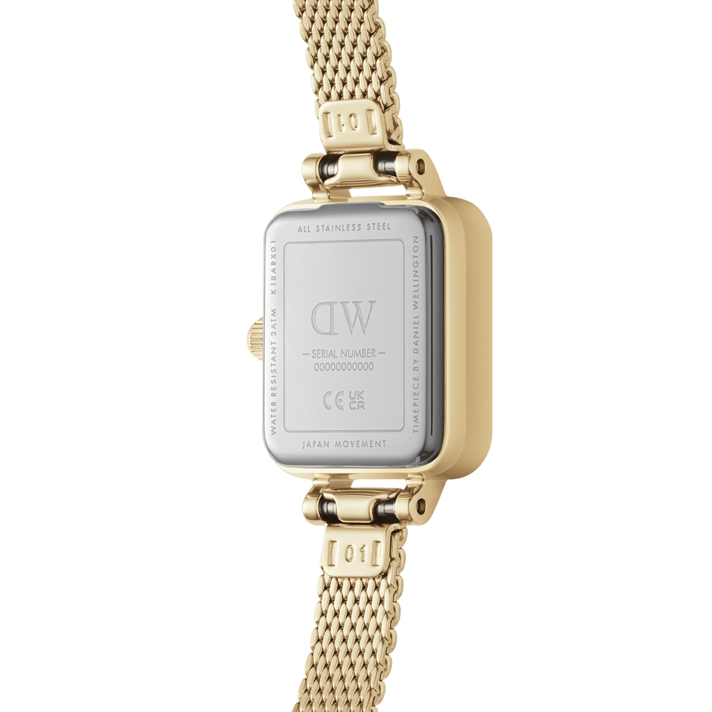 Daniel Wellington Quadro Mini Evergold Blush Watch