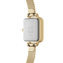 Load image into Gallery viewer, Daniel Wellington Quadro Mini Evergold Amber Watch