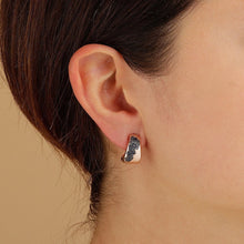 Load image into Gallery viewer, Bronzallure Aurora Earrings Half Circle