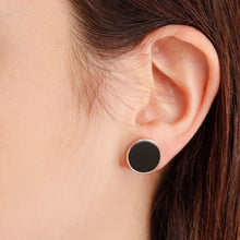 Load image into Gallery viewer, Bronzallure Gemstone Button Earrings