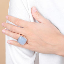 Load image into Gallery viewer, Bronzallure Incanto Rhombus Shape Faceted Stone Ring