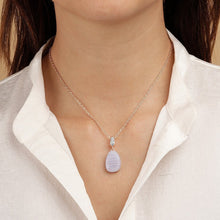 Load image into Gallery viewer, Bronzallure Necklace With Stone Pendant And Pave© Details