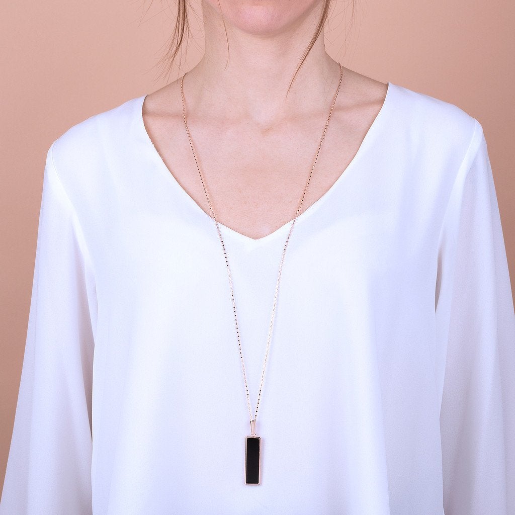 Bronzallure Rectangular Necklace