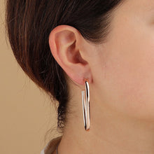 Load image into Gallery viewer, Bronzallure Semioval Earrings