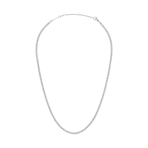 Classic Tennis Necklace Silver